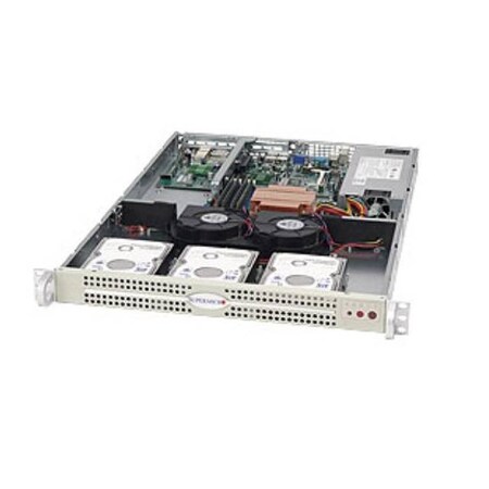 Supermicro SuperChassis 280W 1U Rackmount Server Chassis (Beige) CSE-812L-280U